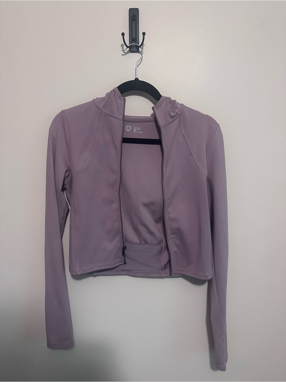 Gilly Hicks Mauve Zip-Up Hoodie Jacket